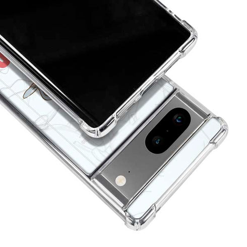 Disney Dumbo Classic sketched portrait Google Pixel 7a Clear Case
